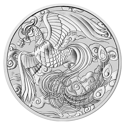 2022 1oz Silver Australian $1 Coin - PHOENIX